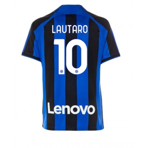 Inter Milan Lautaro Martinez #10 Hemmatröja 2022-23 Kortärmad